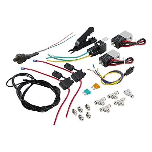Kit de suspensión trasero Aire Rider + tanque de aire para Harley Touring 1994-2021 Road King FLHR Street Electra Glide FLHX FLHT Ultra Classic FLHTCU FLHTK FLHTP FLHTK Policía FLHTP FLHTK FLHTP