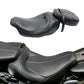 Juego de asiento de pasajero para Harley Touring Road King Street Glide Road Glide Electra Glide 2009-2021 asiento de conductor de cuero Pillion asiento de pasajero 09-21