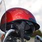 Vega Helmets Warrior Motorcycle Half Helmet with Sunshield for Men & Women, Adjustable Size Dial DOT Half Face Skull Cap for Bike Cruiser Chopper Moped Scooter ATV (Patriotic Flag Graphic, Large)