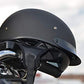 Vega Helmets Warrior Motorcycle Half Helmet with Sunshield for Men & Women, Adjustable Size Dial DOT Half Face Skull Cap for Bike Cruiser Chopper Moped Scooter ATV (Patriotic Flag Graphic, Large)