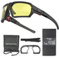 Gafas de sol acolchadas para motocicleta, antiempañamiento, a prueba de polvo y viento