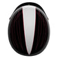 VCAN Cruiser Solid Flat Black Half Face Motorcycle Helmet (Flag, Large)