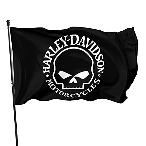 Bandera de regalo para amantes de la motocicleta, 3 x 5 pies, color vivo y a prueba de decoloración, decoración del hogar, decoración de jardín, decoración de exteriores e interiores