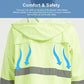 Traje Impermeable para hombres y mujeres, transpirables, con tiras reflectivas