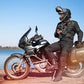Casco modular y abatible de motocicleta, de cara completa con certificación DOT y visera doble