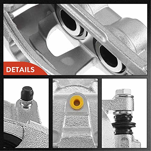 Conjunto de pinza de freno de disco con soporte compatible con Dodge Ram 2500 3500 2009-2018 delantero lateral 2-PC Set