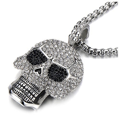 Collar con colgante de calavera