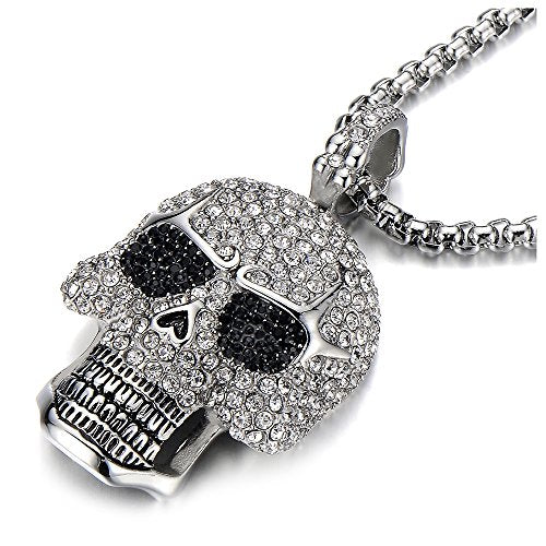 Collar con colgante de calavera