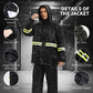 Traje Impermeable para hombres y mujeres, transpirables, con tiras reflectivas