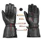 Guantes Thinsulate de cuero de oveja de alta calidad para hombre, para motocicleta, de invierno, talla L