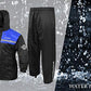 Traje de lluvia para hombre y mujer, chaqueta y pantalón, diseño reflectante e impermeable