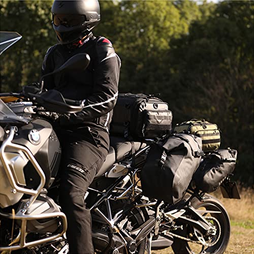 Alforjas de motocicleta impermeables 28L (14L x 2) alforjas laterales para motocicleta