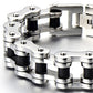 Pulsera de cadena de motocicleta resistente para hombre, de acero inoxidable