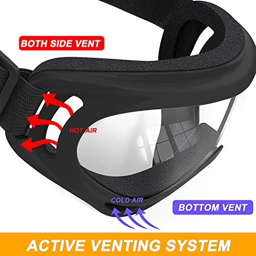 2 pares de gafas de moto compatible con cascocasco