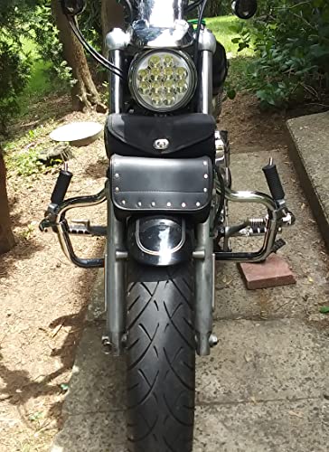 Mustache Engine Guard Highway Crash Bar compatible con Harley Sportster Iron 883 883N XL1200 XL883 2004-2023