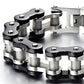 Pulsera de cadena de motocicleta resistente para hombre, de acero inoxidable