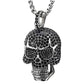 Collar con colgante de calavera