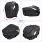 Bolsa de asiento para motocicleta, doble uso, impermeable, bolsa de almacenamiento, bolsa para guardar el casco