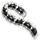 Pulsera de cadena de motocicleta resistente para hombre, de acero inoxidable