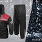 Traje de lluvia para hombre y mujer, chaqueta y pantalón, diseño reflectante e impermeable