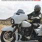 Amazicha 7" Smoke Wave Windshield Windscreen Compatible for 2014-2023 Harley Davidson Touring Street Glide/Electra Glide/Ultra Limited/Tri Glide FLHT FLHX FLHXS FLHTK (Tint)