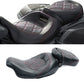 Juego de asiento de pasajero para Harley Touring Road King Street Glide Road Glide Electra Glide 2009-2021 asiento de conductor de cuero Pillion asiento de pasajero 09-21
