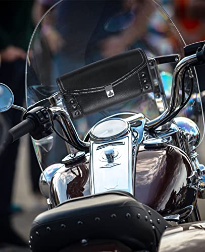 Bolsa para parabrisas con tachuelas para Road King 1995-2019 2020 2021 2022 Softail