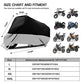 Funda impermeable para motocicleta de 116 pulgadas para Harley Davidson Street Glide Touring Road King Electra Glide Classic