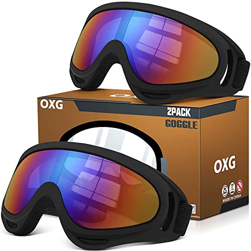 2 pares de gafas de moto compatible con cascocasco