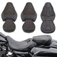 Juego de asiento de pasajero para Harley Touring Road King Street Glide Road Glide Electra Glide 2009-2021 asiento de conductor de cuero Pillion asiento de pasajero 09-21