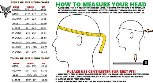 Vega Helmets Warrior Motorcycle Half Helmet with Sunshield for Men & Women, Adjustable Size Dial DOT Half Face Skull Cap for Bike Cruiser Chopper Moped Scooter ATV (Patriotic Flag Graphic, Large)