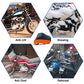 Funda impermeable para motocicleta de 116 pulgadas para Harley Davidson Street Glide Touring Road King Electra Glide Classic