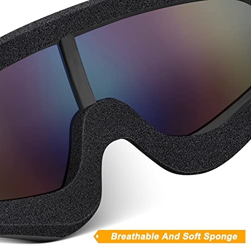2 pares de gafas de moto compatible con cascocasco