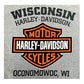 Harley-Davidson Men's Tee, Distressed Bar & Shield Short Sleeve 30296597 (L) Athletic Grey