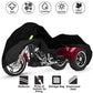 Impermeable para Harley-Davidson y Honda Trike Trike Cover Custom, 210T Tela de tafetán de poliéster Ligero Trike Cover para nieve Lluvia Polvo Protección contra granizo