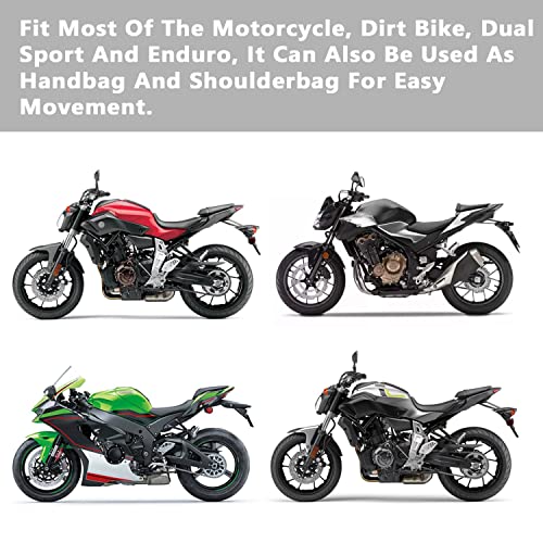 Bolsa de asiento para motocicleta, doble uso, impermeable, bolsa de almacenamiento, bolsa para guardar el casco