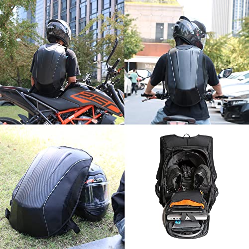 Bolsa de asiento para motocicleta, doble uso, impermeable, bolsa de almacenamiento, bolsa para guardar el casco