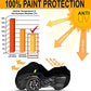 Impermeable para Harley-Davidson y Honda Trike Trike Cover Custom, 210T Tela de tafetán de poliéster Ligero Trike Cover para nieve Lluvia Polvo Protección contra granizo