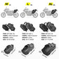 Alforjas de motocicleta impermeables 28L (14L x 2) alforjas laterales para motocicleta
