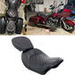 Juego de asiento de pasajero para Harley Touring Road King Street Glide Road Glide Electra Glide 2009-2021 asiento de conductor de cuero Pillion asiento de pasajero 09-21