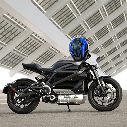 Casco modular y abatible de motocicleta, de cara completa con certificación DOT y visera doble