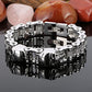Dije de calavera gótica para bicicleta, motocicleta, pulsera de moda para hombre,