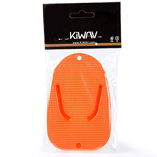 Accesorio de soporte para placa de soporte para motocicleta, color negro, suelo suave, césped, pavimento caliente, estacionamiento al aire libre, antihundimiento
