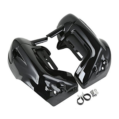 Carenadura inferior ventilada para las piernas tipo guantera, modelos FLT, FLHT, FLHTCU, FLHRC, Road King, Street Glide, Electra Glide, Ultra-Classic, Road Glide