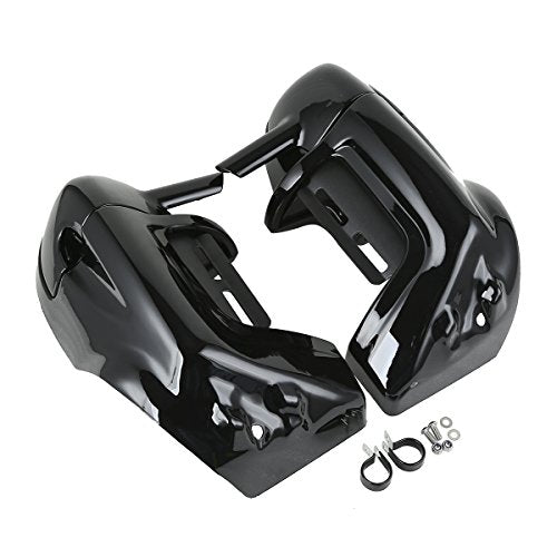 Carenadura inferior ventilada para las piernas tipo guantera, modelos FLT, FLHT, FLHTCU, FLHRC, Road King, Street Glide, Electra Glide, Ultra-Classic, Road Glide