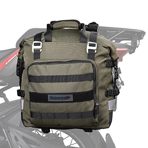 Alforjas de motocicleta impermeables 28L (14L x 2) alforjas laterales para motocicleta