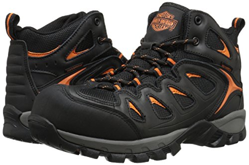 HARLEY-DAVIDSON FOOTWEAR Men's Woodridge, Black, 10.5 M US