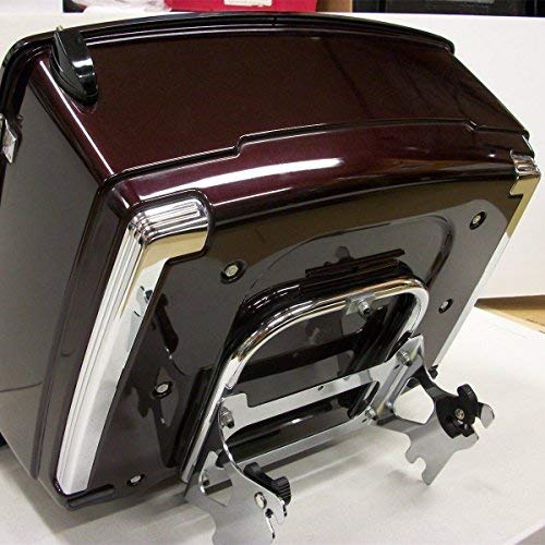 Tour Pack - Portaequipajes con herrajes de acoplamiento compatibles con Harley Touring 1997-2008