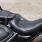 Juego de asiento de pasajero para Harley Touring Road King Street Glide Road Glide Electra Glide 2009-2021 asiento de conductor de cuero Pillion asiento de pasajero 09-21