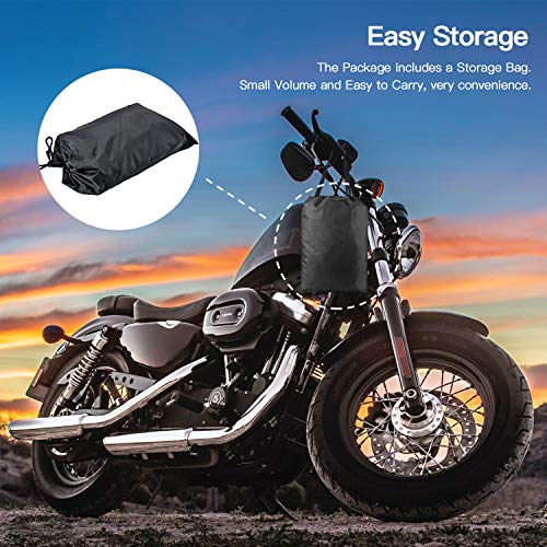 Funda impermeable para motocicleta de 116 pulgadas para Harley Davidson Street Glide Touring Road King Electra Glide Classic